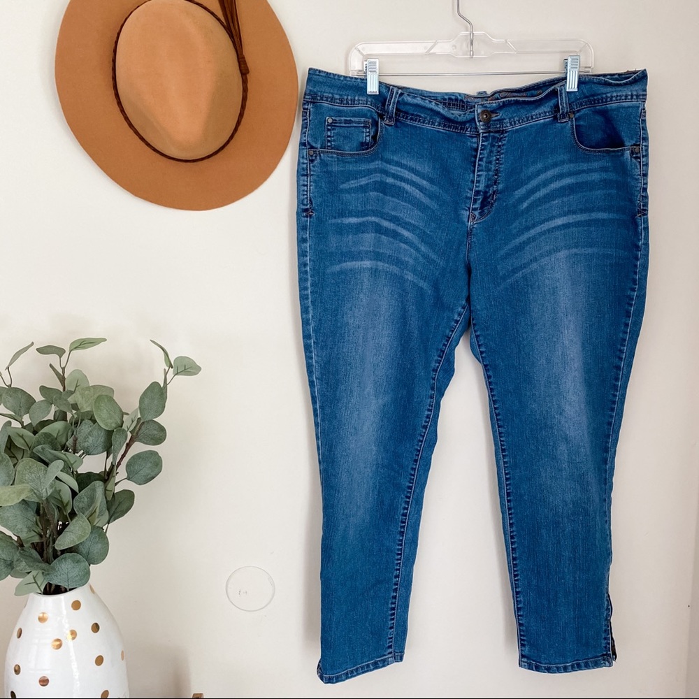 Skinny Crop Jean Modern Fit Zipper Ankle